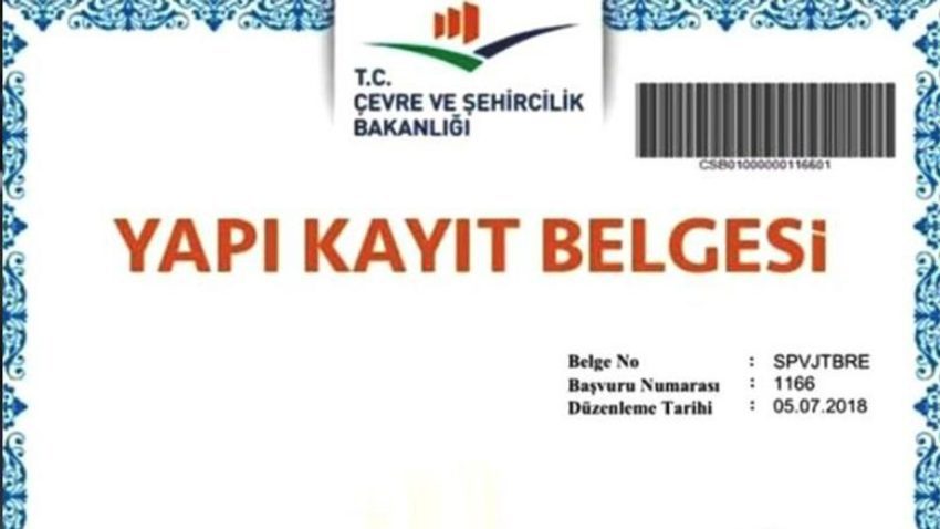 Yapı Kayıt Belgesi Ne İşe Yarar?